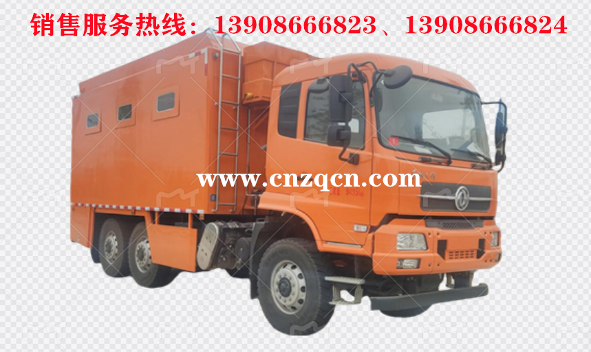 東風后雙橋四驅后勤應急保障餐車